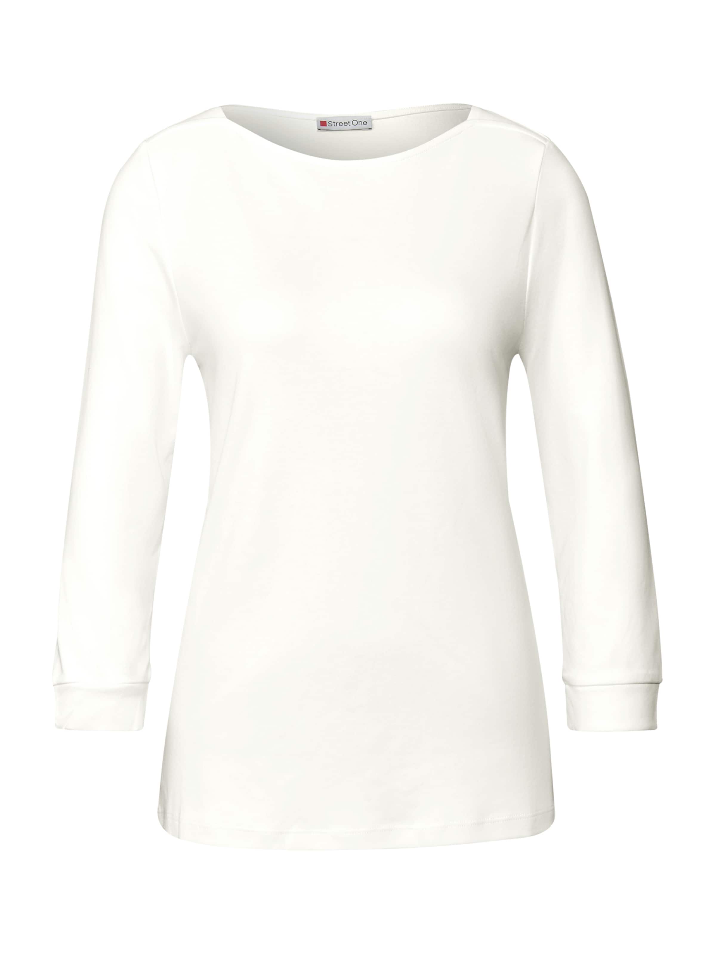 STREET ONE T-shirt i vit: framsida