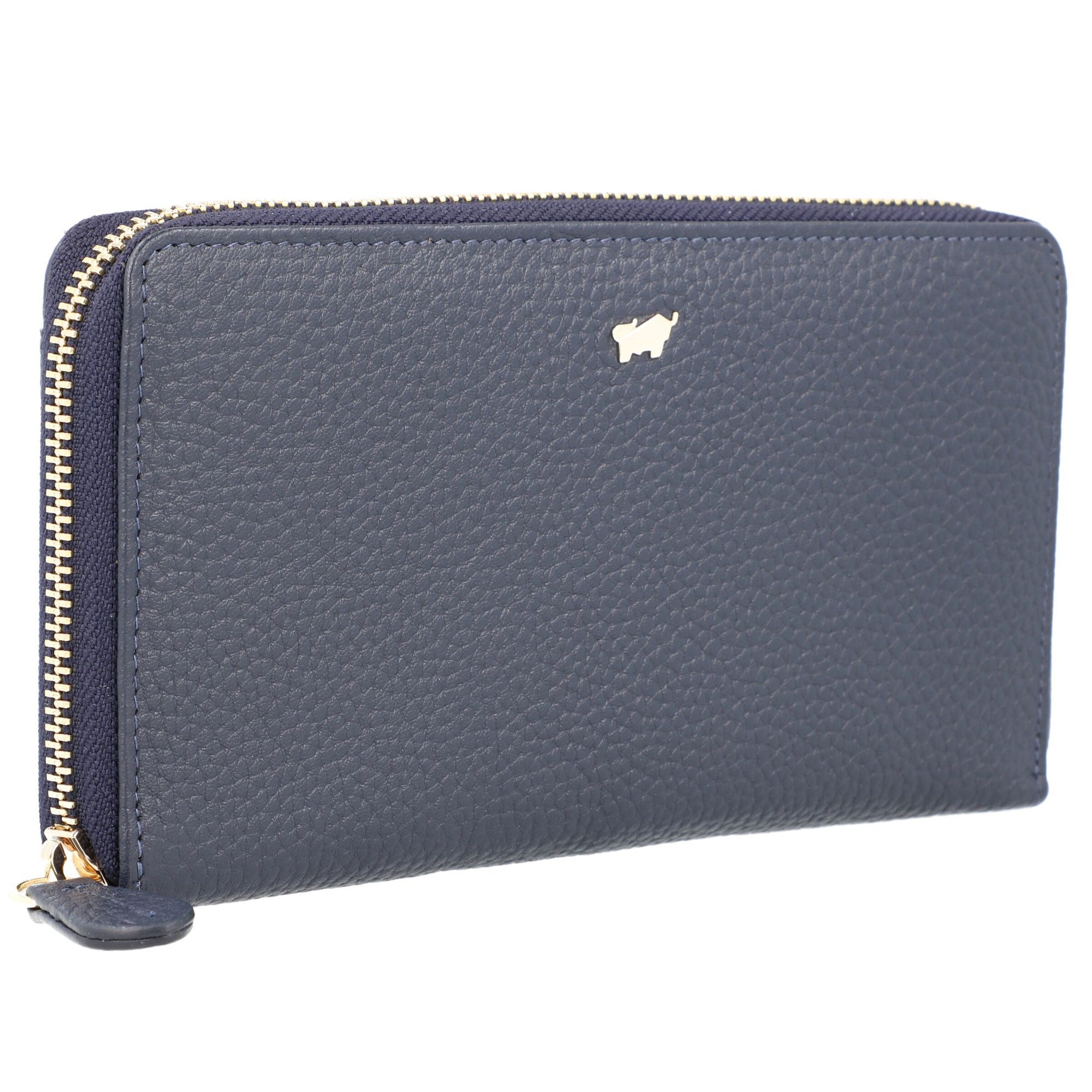 Porte-monnaies 'Asti' Braun Büffel en bleu