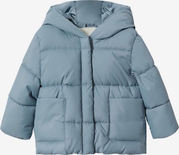 MANGO KIDS Winterjas 'June' in Blauw: voorkant