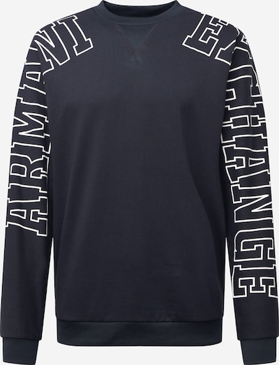 ARMANI EXCHANGE Sweatshirt in navy / weiß, Produktansicht