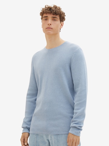 TOM TAILOR DENIM Sweater in Blue