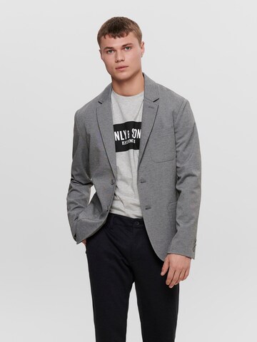 Only & Sons Regular Suit Jacket 'Mark' in Grey: front