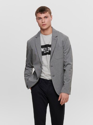 Only & Sons - regular Chaqueta saco 'Mark' en gris: frente