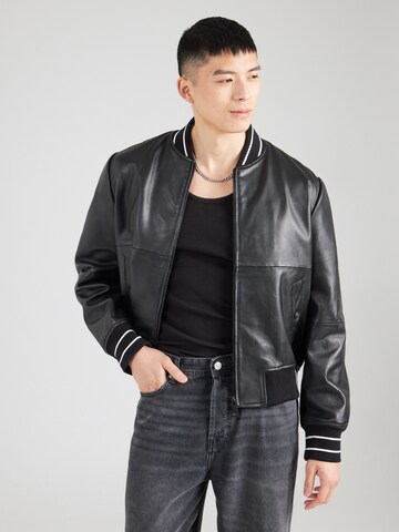 Versace Jeans Couture Демисезонная куртка в Черный: спереди