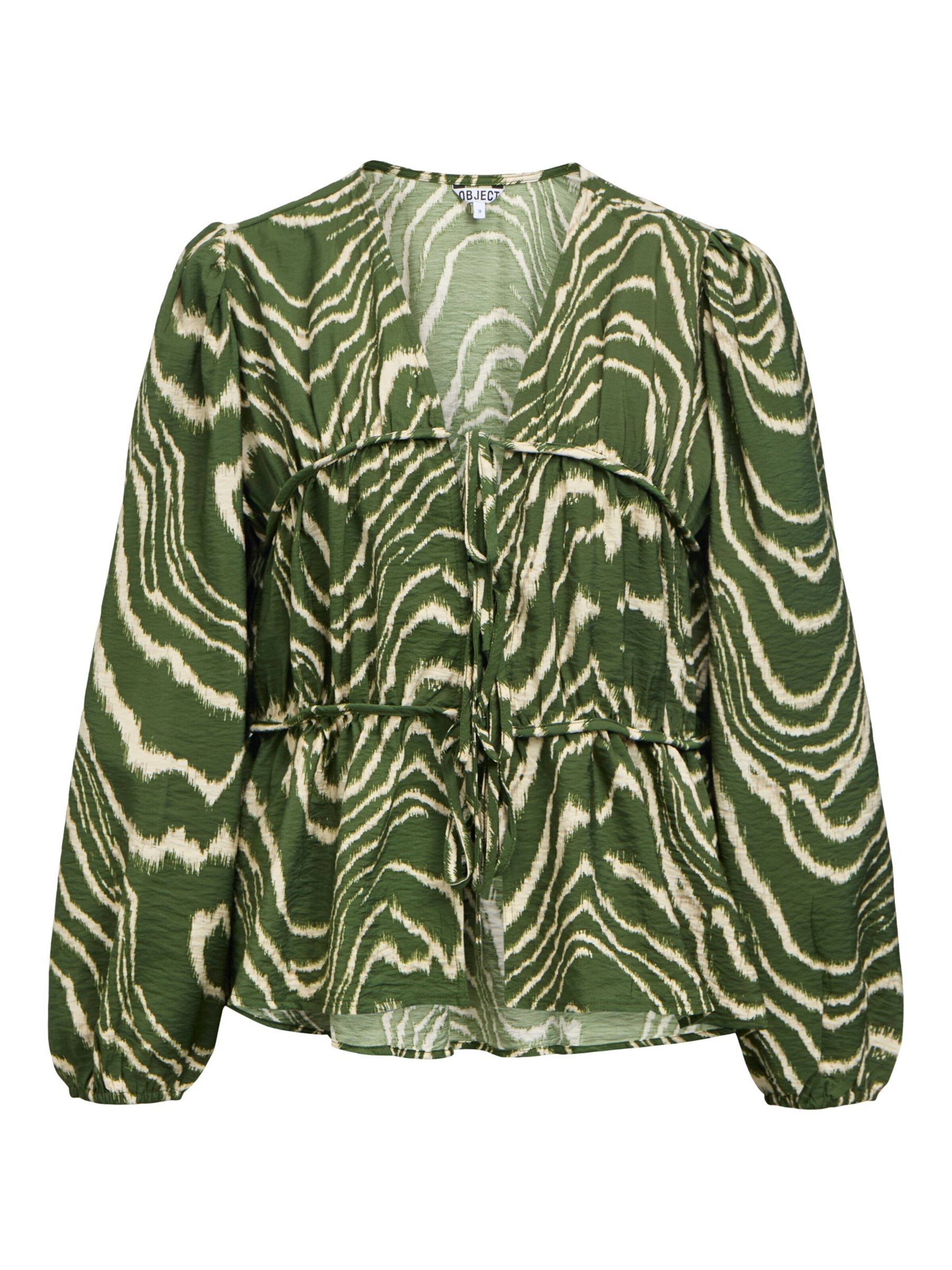 OBJECT Blouse in Groen: voorkant