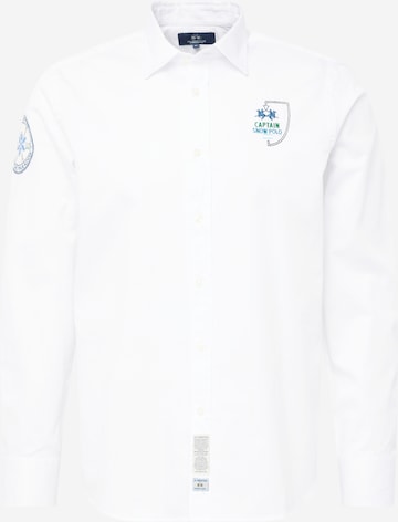 La Martina Overhemd in Wit: voorkant