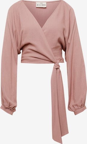 A LOT LESS - Blusa 'Annelie' en rosa: frente