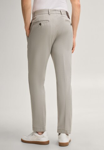 JOOP! Slim fit Trousers with creases ' Hank ' in Beige