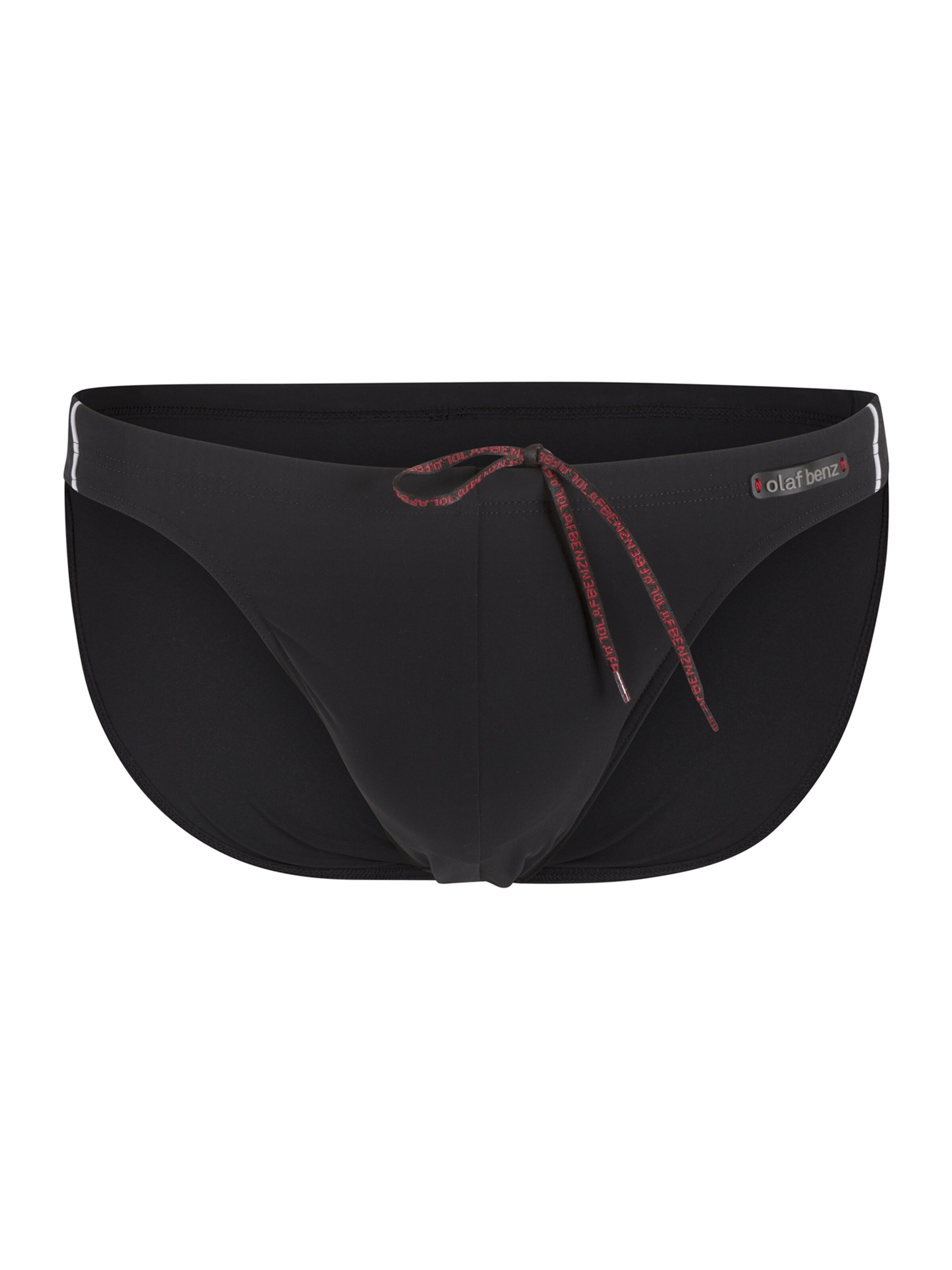 Olaf Benz Bathing trunks ' BLU1200 Sunbrief ' in Black: front