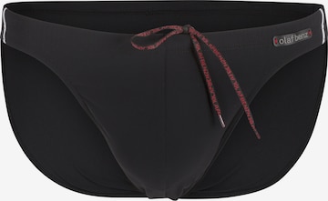 Olaf Benz Badehose ' BLU1200 Sunbrief ' in Schwarz: predná strana