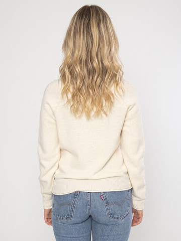 Pull-over 'Pullover XJF -- Women's Crew Neck Sweater White Women' LACOSTE en blanc