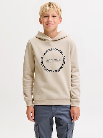 Jack & Jones Junior - Sudadera 'JJBENSON' en beige: frente