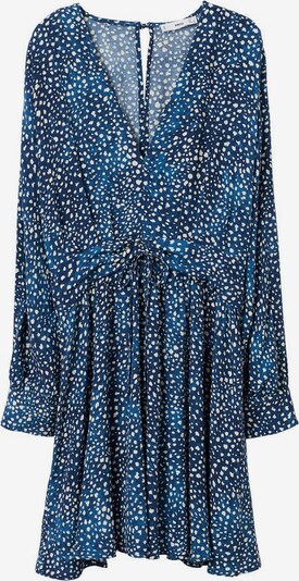 MANGO Kleid 'Jules' in dunkelblau / weiß, Produktansicht