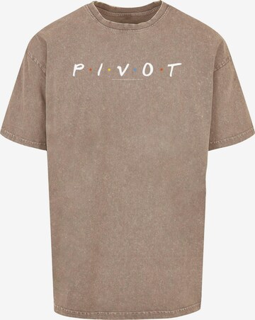 T-Shirt 'Friends - Pivot' ABSOLUTE CULT en vert : devant
