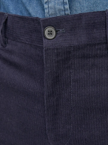 JACK & JONES Regular Pleated Pants in Blue