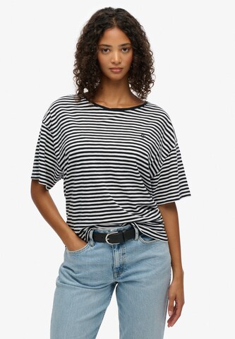 T-shirt Superdry en gris : devant