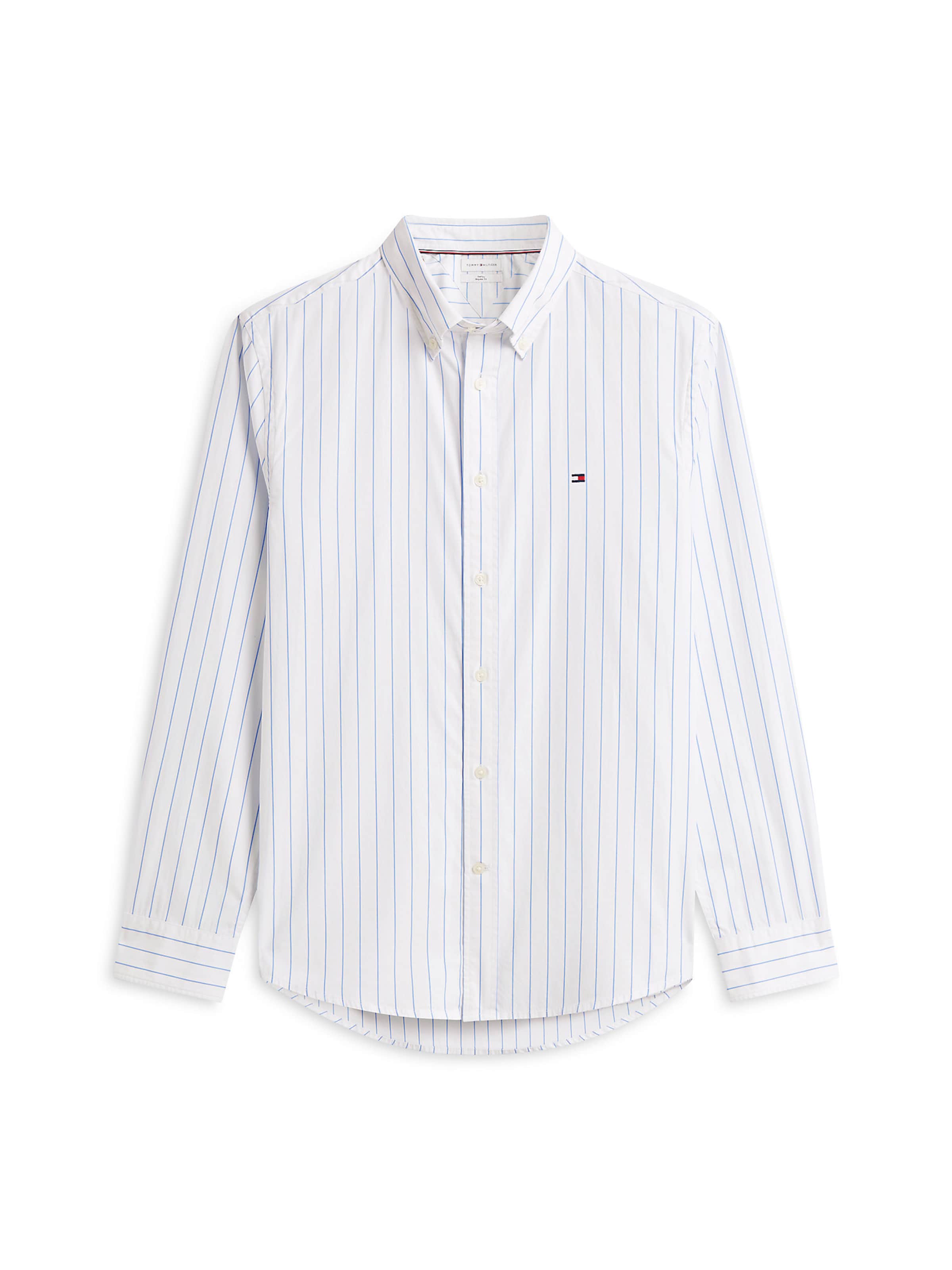 TOMMY HILFIGER Regular Fit Hemd 'Flex' in Weiß: Vorderseite