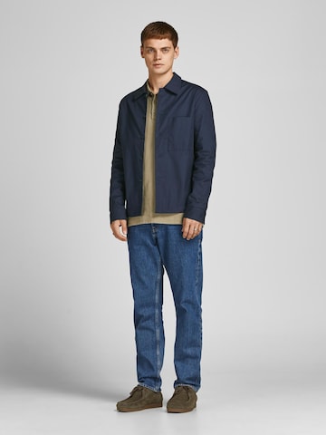 JACK & JONES Přechodná bunda – modrá