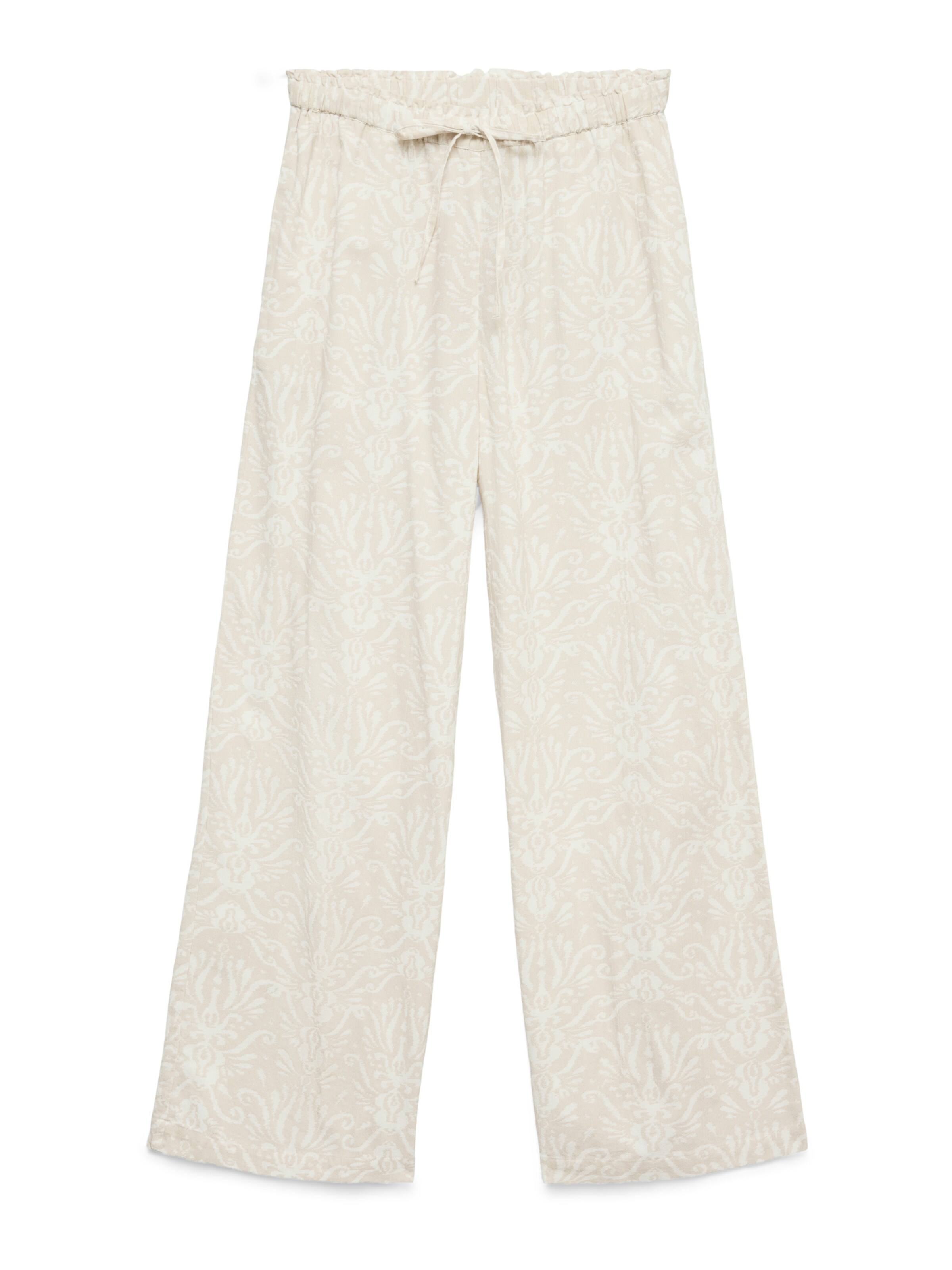 VERO MODA Wide Leg Hose 'VMDICTHE' in Beige: Vorderseite