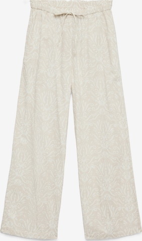 VERO MODA Zvonové kalhoty Kalhoty 'VMDICTHE' – béžová: přední strana