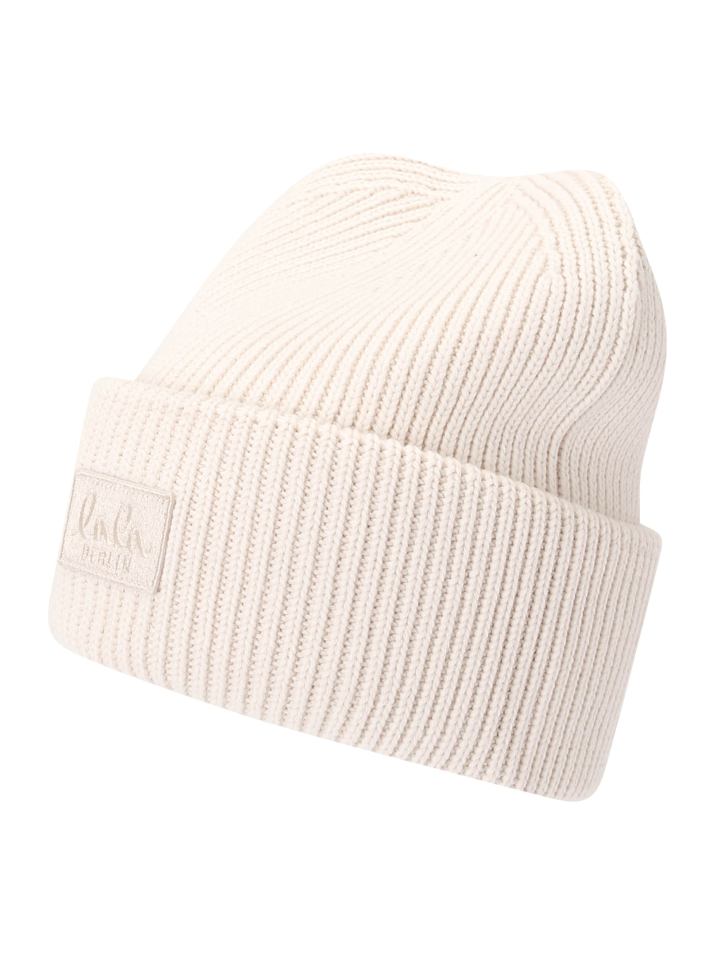 Lala Berlin Mütze 'Birger' in Beige: Vorderseite
