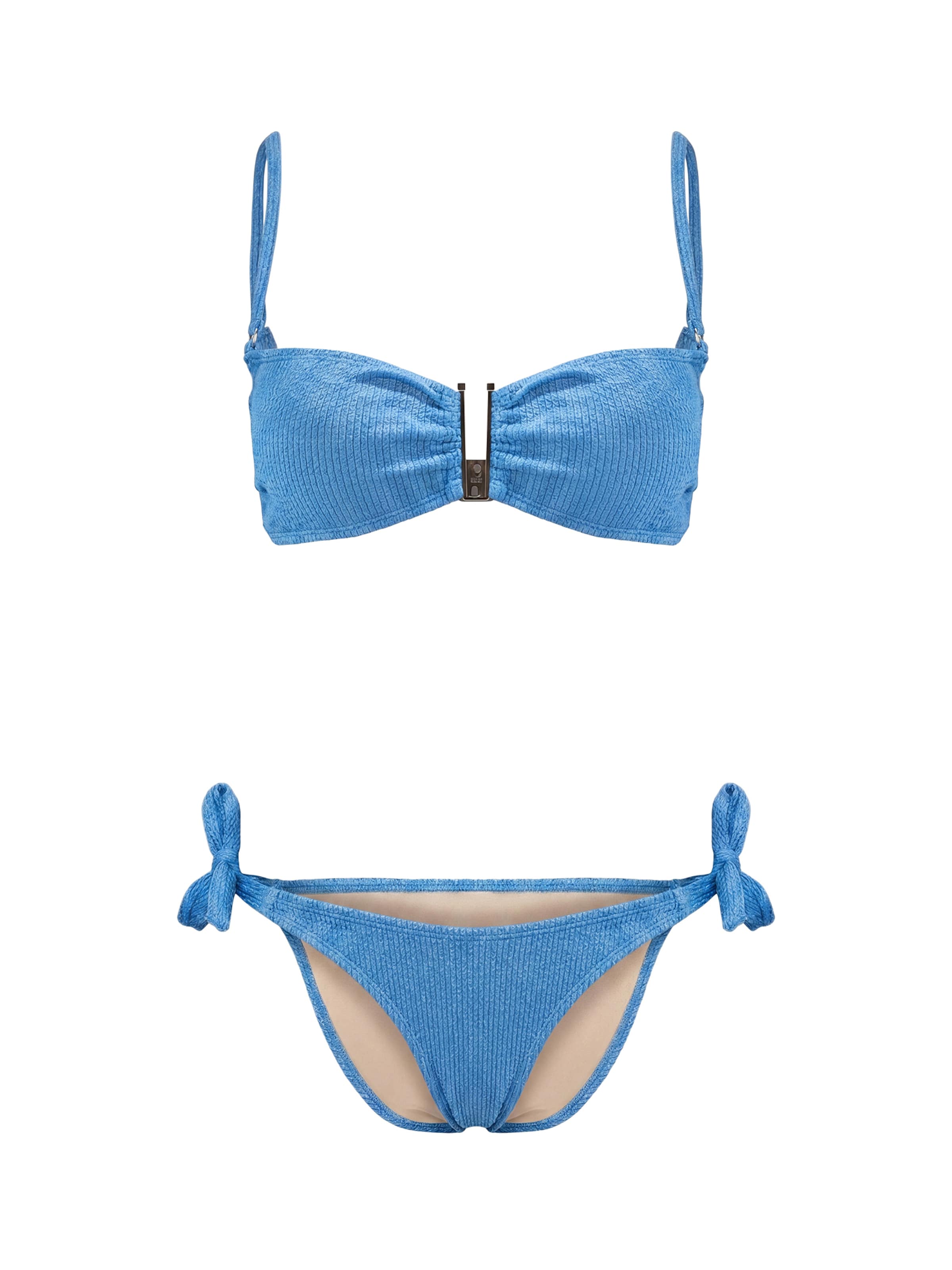 Balconnet Bikini Trendyol en bleu : devant