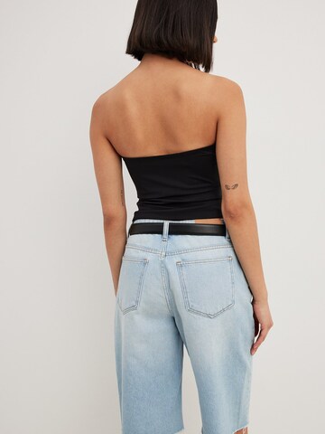NA-KD Wide Leg Jeans in Blau