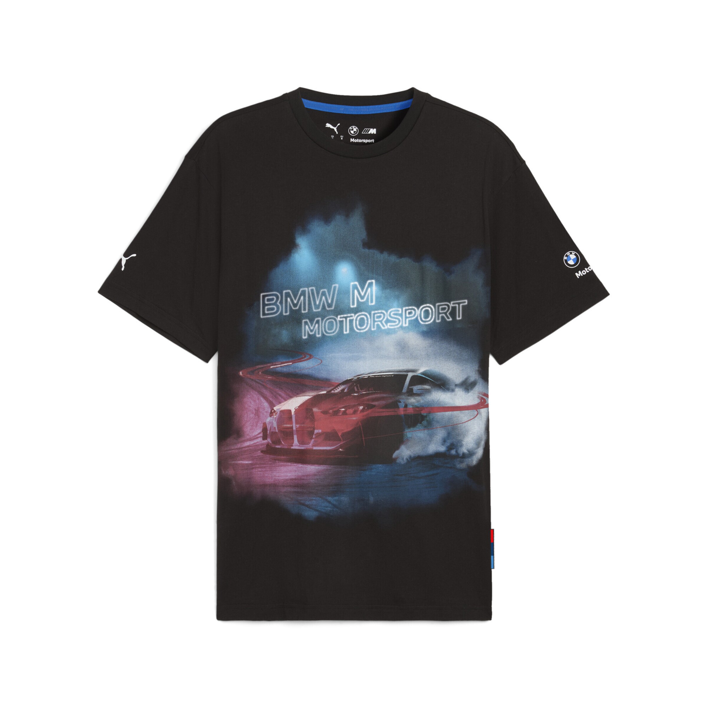 PUMA Shirt 'BMW Motorsport' in Black: front