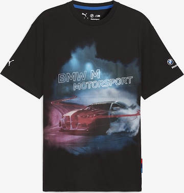 PUMA Shirt 'BMW Motorsport' in Zwart: voorkant
