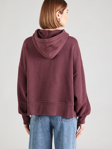 Abercrombie & Fitch Sweatshirt 'ESSENTIAL EAST/WEST' in Red