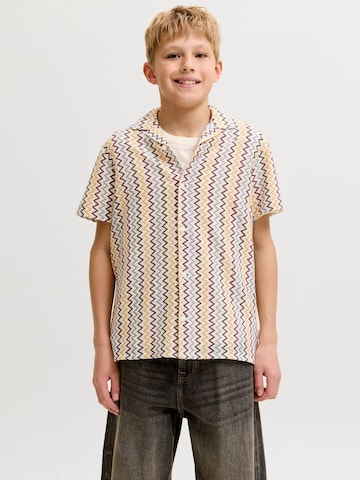 Jack & Jones Junior Regular Fit Hemd in Weiß: Vorderseite