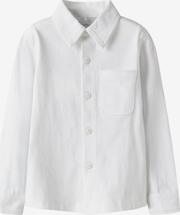 Coupe regular Chemise NAME IT en blanc : devant