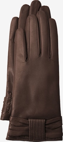 Gretchen Fingerhandschuhe 'Bow Gloves' in Braun: predná strana