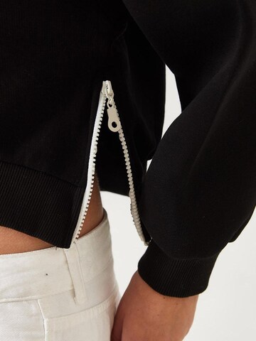 Bianco Lucci Sweatshirt 'Sweatshirts' in Black