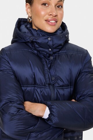 SAINT TROPEZ Winter coat 'Frances' in Blue