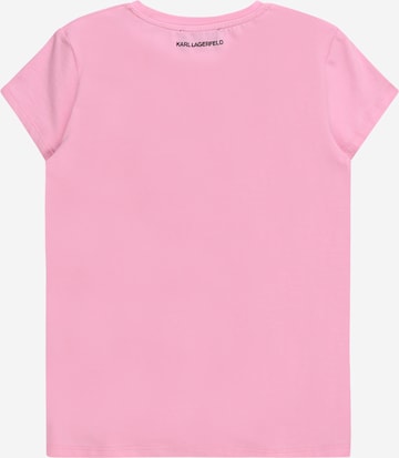 Karl Lagerfeld Тениска в розово