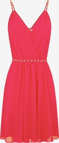 Morgan Cocktail Dress in Pink: front
