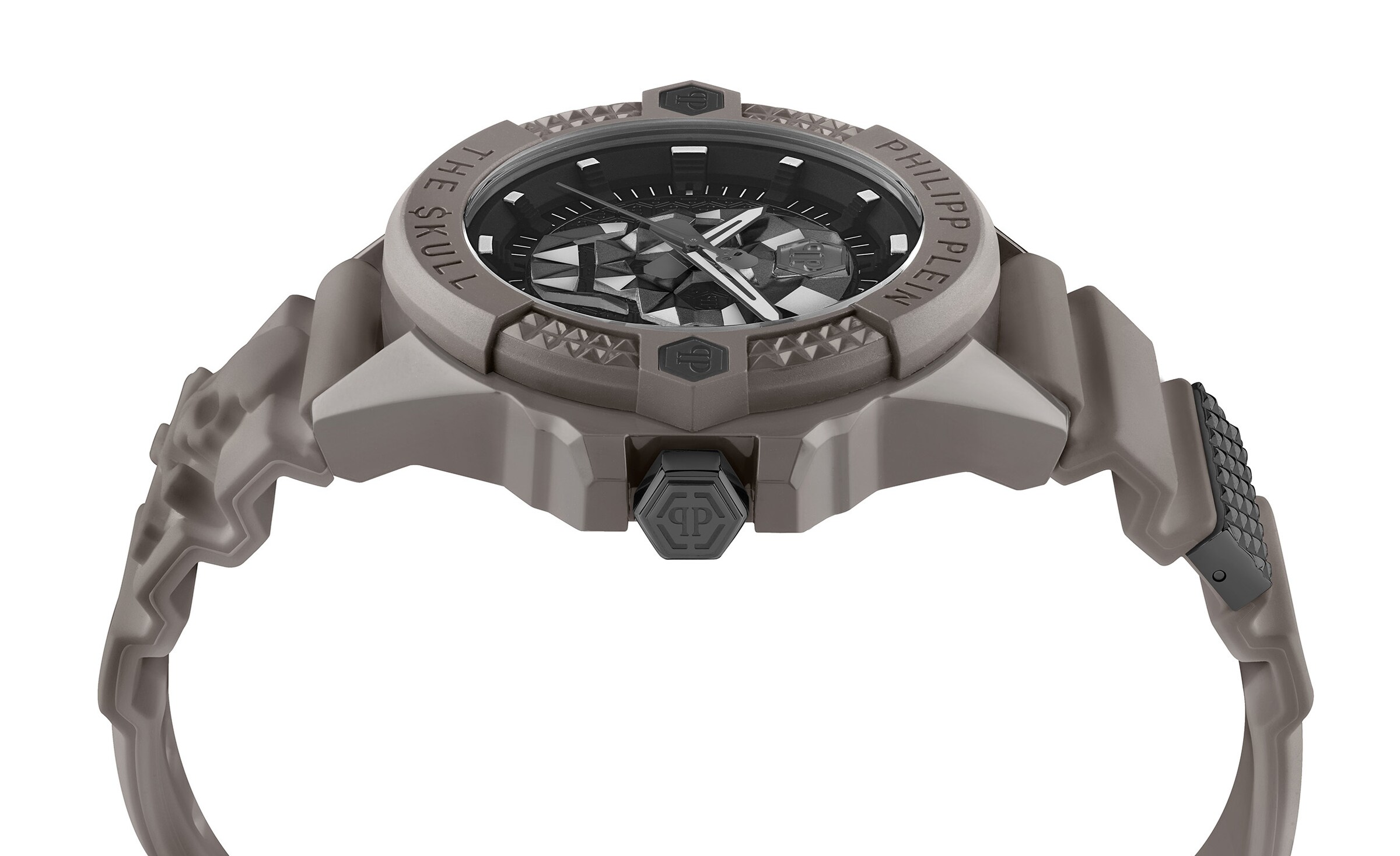 Philipp Plein Analog Watch '$kull' in Grey