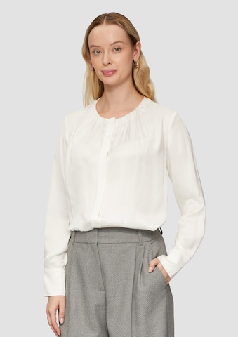 s.Oliver BLACK LABEL Blouse in Beige: voorkant