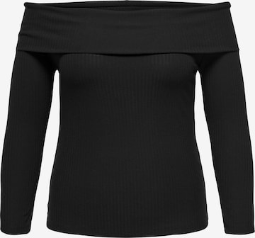 Maglietta 'CAREvelyn' di ONLY Carmakoma in nero: frontale