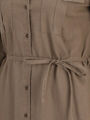 Only Tall Shirt dress 'CARO' in Brown