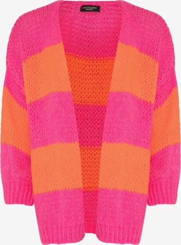 SASSYCLASSY Oversized Cardigan in Pink: front