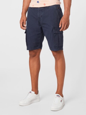 SCOTCH & SODA Cargo Pants in Blue: front