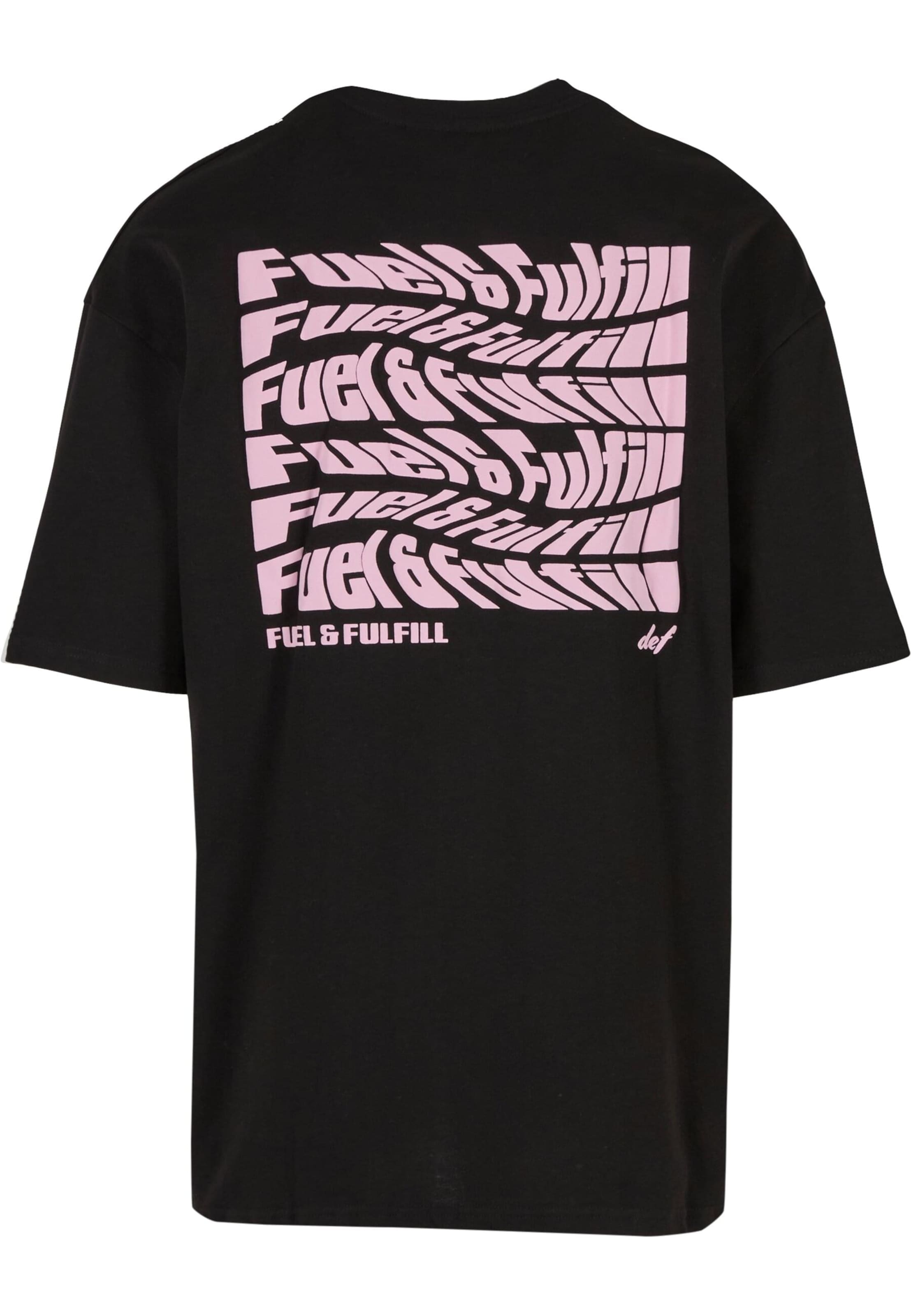 DEF Póló 'Fuel' - fekete