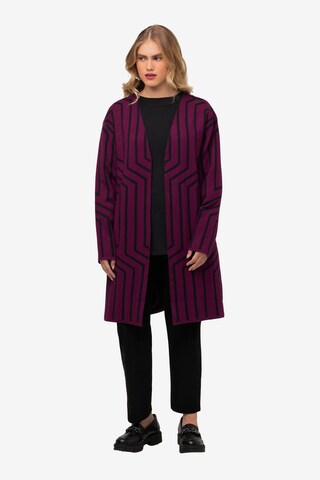 Ulla Popken Knit Cardigan in Purple