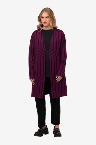 Ulla Popken Knit Cardigan in Purple