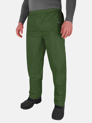 Regular Pantalon outdoor 'Portland' normani en vert : devant