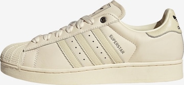 Baskets basses ' Superstar II' ADIDAS ORIGINALS en blanc : devant