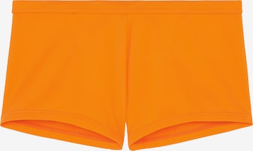 Shorts de bain ' Sea Life ' HOM en orange : devant