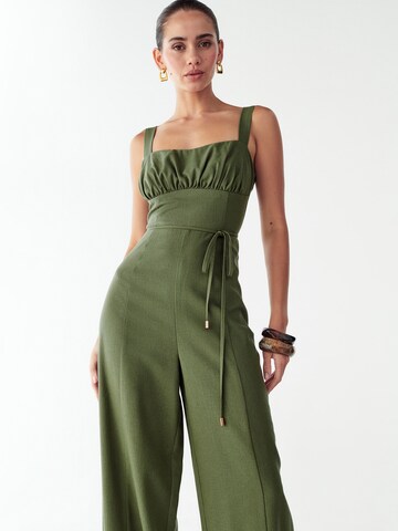 BWLDR Jumpsuit 'Orchid' i grön